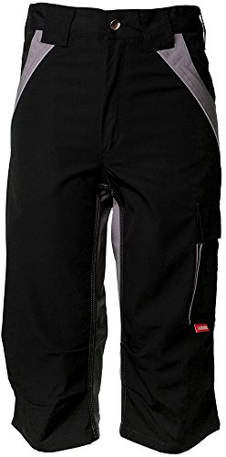 Planam Unisex Plaline 3/4-hose 3/4 Hose Plaline Größe XXL in schwarz/Zink (1er Pack)