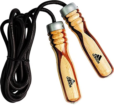 adidas Unisex Jump Rope, Professional Weighted Wooden Handle 9ft Springseil, brown, 9 ft EU