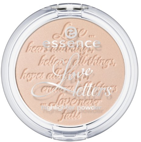 Essence Limited Edition Love Letters Highlighter Powder Nr. 01 Love Poem Farbe: Nude mit Gold Inhalt: 9g Highlighterpuder Shimmer Powder