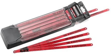Facom 668A.10 Bi-Metal Hacksaw Blade, 300mm Length, Pack of 10