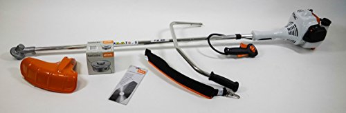 Stihl FS 55 0,75kW-Motorsense mit Zweihandgriff, Grasschneideblatt + Mähkopf AutoCut