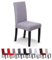 SaintderG® Housse de Chaise 6 pièces, Housse de Salle à Manger pour Un Ajustement Universel, Lycra étirable, Durable, Bouquet, Hôtel, Décor de Restaurant (Gris argenté, 6 pièces).