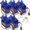 AZDelivery 5 x Micro Servo Motor kompatibel mit SG90 9G für RC Roboter Hubschrauber Flugzeug kompatibel mit Arduino inklusive E-Book!