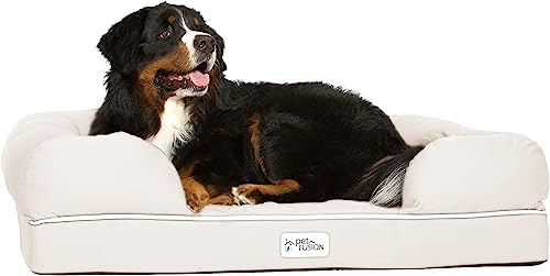 PetFusion Ultimatives massives wasserdichtes Hundebett aus Memory-Schaum für XL-Hunde, 8,89 kg