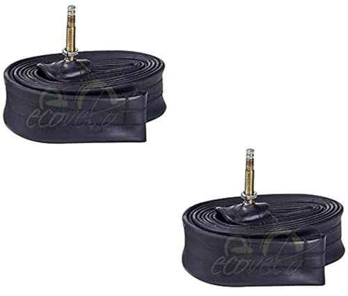 ECOVELO Unisex – Erwachsene 2 Luftkammern 700 x 35/38/42, Schwarz, 28