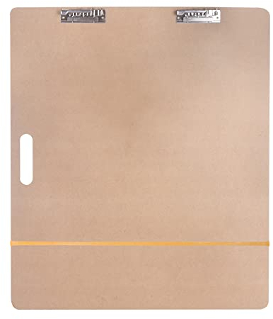 Vencer 45,7 x 61 cm Künstler-Skizzen-Tragetafel, Zeichenbrett mit Clips und Griff für Klassenzimmer, Studio oder Feldgebrauch, VAB-002