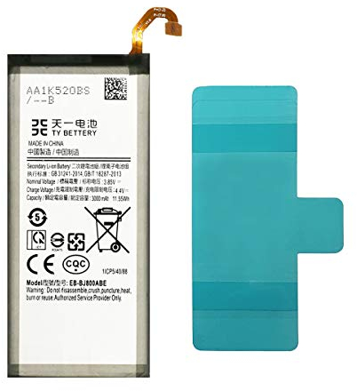 [TY BETTERY] Batteria compatibile con EB-BJ800ABE Samsung Galaxy J6/A6 2018/J6 2018/J8 2018