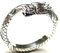 Ring Silber, Drachenring Gr. 58, Motivring  Naga  Ringschine offen verstellbar, aus Sterlingsilber massiv gearbeitet