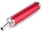 Auspuff, Yctze Edelstahl Auspuff Schalldämpfer 20mm/0.8in Modifizierte Teile für 2-Takt Motorrad Schwarz(rot) für auspuff schalldämpfer rohr für motorräder motorrad auspuff roller auspuff 2takt auspuf