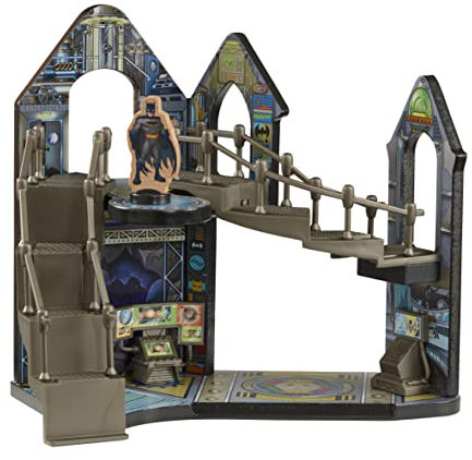 Batman Holz Batcave Spielset Spielzeug - FSC-zertifiziertes Holz, klobiges und langlebiges Holzspielzeug für Vorschulalter