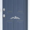Auto Aufkleber Berge Umriss - Wandern & Gebirge Alpen Allgäu Schweiz Österreich Vinyl Grafik, Pässe, 21 x 6,5 cm - Ideal für Outdoor-Enthusiasten (Weiß)
