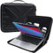 TYTX Laptop Hüllen Eva Tragetasche Kompatibel mit 13-14 Zoll MacBook Pro/Air, Microsoft Surface oder Chromebook, Dell Inspiron 13 XPS, Samsung, HP, Huawei, Lenovo, ThinkPad, Schwarz