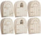 ZDNT Unpainted Wooden Fairy Door Elf Door Mini Door Shape Wooden Pieces Fairy Doors for Garden Trees for Home Office Birthday Wedding Party Decoration Antique (30)