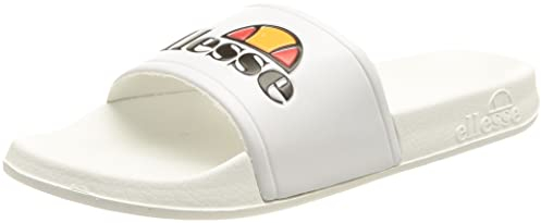 ellesse Badelatschen Herren Damen Badeschlappen Badesandalen Badeschuhe Duschschuhe (Filippo White, 42)
