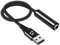 USB to 1/4 Female TRS Audio Stereo Adapter, US B to 6.35mm Jack Audio Adapter Compatible with Laptop，Windows or PC，Amplifier, Speaker, Headphones-6.6FT Note:Not Applicable Recording,Truck,TV USB Ports