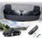 BIBIBO Brillenetui für Audi A3 8V A4 B8 B9 A5 A6 C7 C8 Q3 8U Q5 Q7, Auto Sonnenblende, Sonnenbrillen Brillen Halter, Auto Innenraum Aufbewahrungsbox Organizer (Schwarz)
