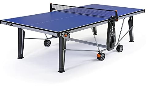 Cornilleau - Table de ping-Pong d'intérieur 500 Indoor - Qualité de Rebond Type Club - New 2023 (Bleu ou Gris) (Bleu)