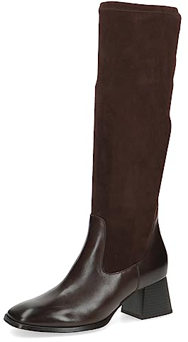 CAPRICE 9-25527-41, Stivaletti con tacco Donna, Marrone (Dk Brown Comb), 36 EU