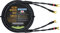 WORLDS BEST CABLES 4 Foot - Canare 4S11 – Audiophile Grade - HiFi Star-Quad Single Speaker Cable for Center Channel with Eminence Gold Spade Connectors