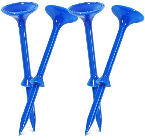 YINFEIAI Golf Tees Kunststoff Tee 83mm Golftees 50Stück Set professionelle Höhenkontrolle Aktualisierung (Blue)