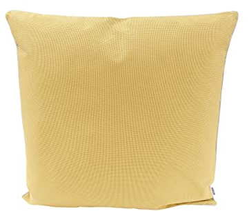CB Home & Style Outdoor Garten Kissen XXL Lounge Deko Uni Wasserabweisend 60 x 60 cm (Gelb)