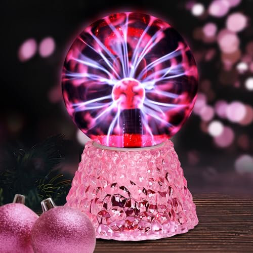 DAXGD Palla al Plasma Magica 5''Sfera al Plasma,Lampada al plasma Nebula sensibile al tocco e al suono,Lampada al plasma sferica da 10 cm per decorazioni creative e regali originali