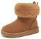 Yeeteepot Stivali Invernali per Bambini， Marrone 32.5 EU = 34 CN