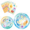 WERNNSAI Science Party Supplies Set - 48 Pcs Science Theme Party Tableware Set Scientist Dinner Dessert Plates Napkins Chemistry Birthday Party Decorations for 16 Guests Labratory Party