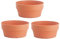 VANZACK 3St runder Blumentopf ton pflanztopf Hochzeit Blumentopf heim Zimmerpflanzen Wohnkultur Garten Blumentopf Gartenbedarf Haushalt Anlage Tontopf Sämlingstopf Sukkulente Pflanzen