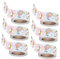 BESTonZON 6 Rollen Einhorn-Siegel Aufkleber für Kinder Aufkleber für Geschenkverpackungen dartscheibe Kinder mitgebsel Kinder Geschenketiketten Selbstklebender Aufkleber Aufkleberhersteller