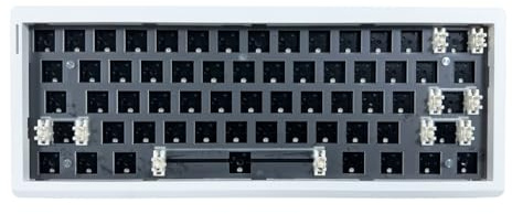 LYEAA Wireless Customized Mechanical Keyboard RGB Backlit Gaming Keyboard Hot-swappable 61 Keys for Games Work