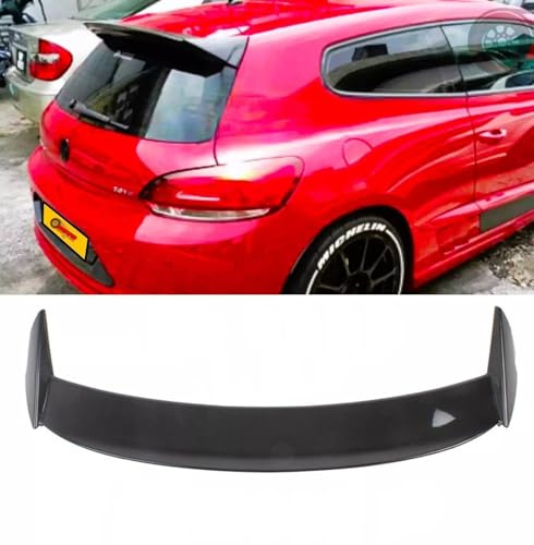 For Auto Perfectionists UK Rear Roof Spoiler Wing Compatible With VW Scirocco TSI TDI R 2008-2014 OS Style ABS Carbon Fibre