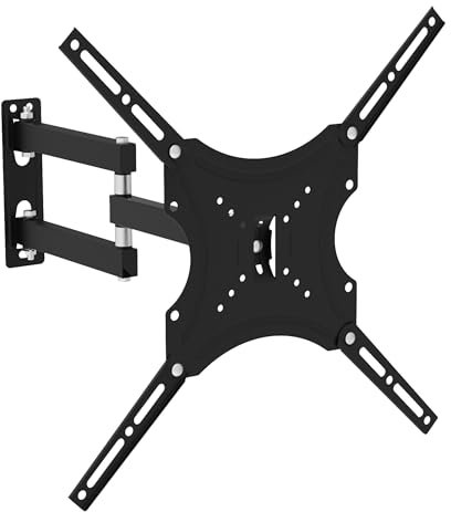 TD Systems P30X25A244 - Soporte de TV Pared articulado Doble con Movimiento Completo para Pantallas de 14 a 40 Pulgadas. VESA máximo de 400 x 400 mm