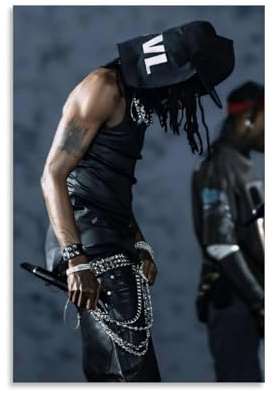 ZZYZD Playboi Carti Poster, Wandbild, ungerahmt, für Wohnzimmer, Schlafzimmer, Heimbüro, 30,5 x 45,7 cm