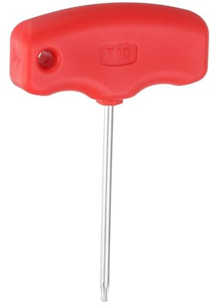 QUARKZMAN Torx Schraubendreher T10 CR-V Stahl T-Griff Sternschlüssel für CNC-Drehwerkzeughalter