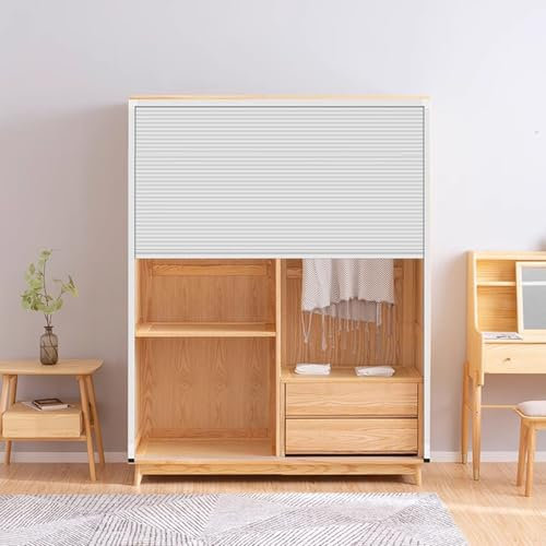 Porte AccordéOn Interieur Armoire à Chaussures, Porte Pliante Étanche, Porte Accordéon Invisible pour Garde-manger, Buanderie, Rideaux Plissés Non Tissés, Porte Accordéon Rétractable(35.4x28in(90x70cm