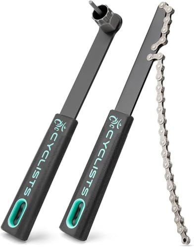 cyclists Juego de látigo de cadena y extractor para casetes de bicicleta y discos de freno Centerlock