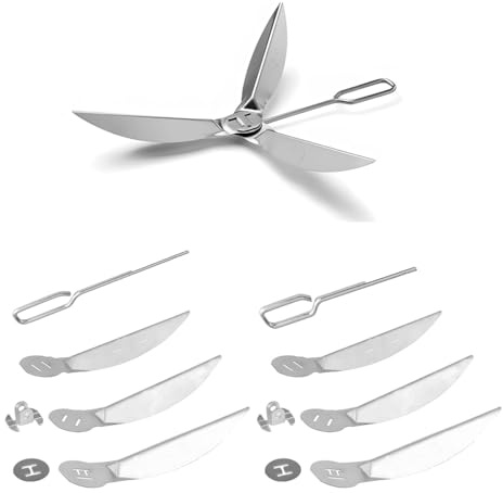 Alide Kit de nettoyage One-Touch 2 pièces de 18-1/2 pouces - Pièce de rechange pour barbecues à charbon et à bouilloire