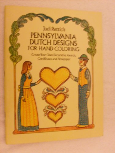 Pennsylvania Dutch Designs for Hand Coloring