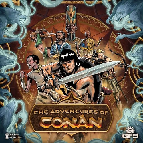 Gale Force Nine LLC | The Adventures of Conan | Board Game | Ages 14+ | 1-4 Players | 120 Minutes Playing Time