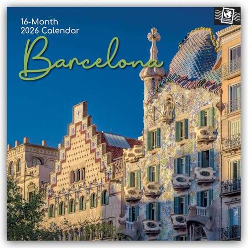 Barcelona 2026 – 16-Monatskalender: Original Gifted Stationery-Kalender [Mehrsprachig] [Kalender] (Wall-Kalender)