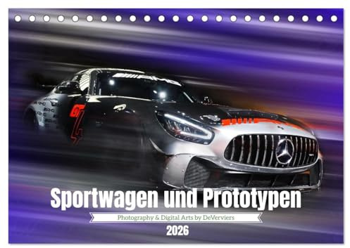 Sportwagen und Prototypen (Tischkalender 2026 DIN A5 quer), CALVENDO Monatskalender: Motorsport feinster Güte (CALVENDO Sport)
