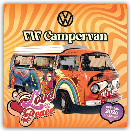 Volkswagen Camper Van – VW Bus 2026 – Wandkalender: Original Danilo-Kalender [Mehrsprachig] [Kalender] (Wall-Kalender)