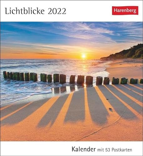 Lichtblicke Kalender 2022: Kalender mit 53 Postkarten