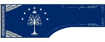 Herr der Ringe - Fahne - Aragorn II - Banner 60x185 cm