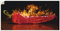 ARTland Wanddeko Wandtattoo selbstklebende Vinylfolie Chili Feuer Flammen Lebensmittel Essen Gewürze S7PR