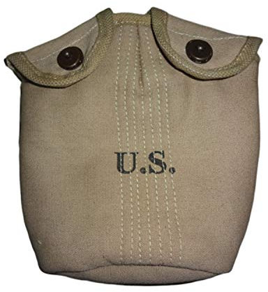 warreplica US WW2 M1910 Canteen Couverture Khaki - Reproduction