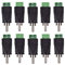 Bestga 10 connettori RCA maschio, Phono RCA maschio a terminale a vite AV adattatore connettore audio video per sistema di telecamere di sicurezza CCTV
