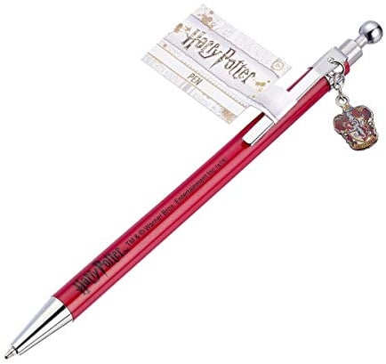 HARRY POTTER Kugelschreiber mit Emblem von Grifondoro (Englisch) (Einheitsgröße) (Rot)