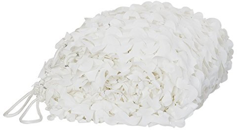 Abri Blanc Chasse Militaire Camouflage Net Camping Ombre De La Tente du Soleil Abri 2 × 3m (6.5 × 9.8ft)